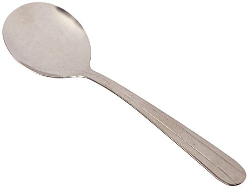 Winco 0001-04 12-Piece Dominion Bouillon Spoon Set, 18-0 Stainless Steel