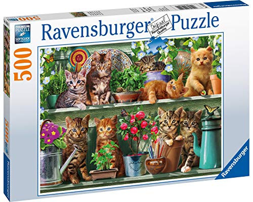 Ravensburger 14824 Cats on The Shelf 500pc Jigsaw Puzzle