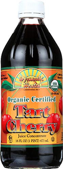 Dynamic Health Organic Certified Tart Cherry Juice Concentrate Tart Cherry - 16 fl oz by Dynamic Health