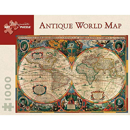 ANTIQUE WORLD MAP 1000 PIECE JIGSAW PUZZLE