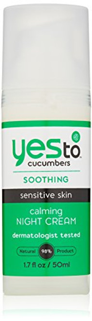 Yes To Cucumbers Calming Night Cream 1.7 Fluid Ounce Yes To Cucumbers Calming Night Cream 1.7 Fluid Ounce