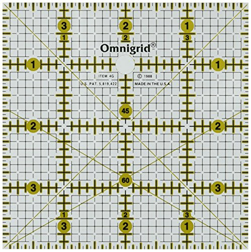 Omnigrid R4G 4-Inch by 4-Inch Grid Ruler