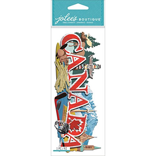 Jolees Boutique Title Wave Dimensional Stickers, Canada