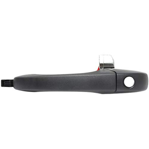 For Dodge Caliber Exterior Door Handle Front  Driver Side Textured Black  2007-2012    With Key Hole  Trim All Submodels