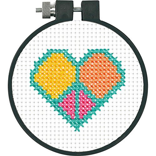Dimensions Peace and Love Counted Cross Stitch Kit, 72-74551