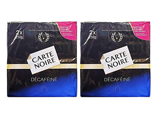 Carte Noire Decafeine - French Decaffeinated Instant Coffee Mix  4 Individual Pack  Total of 1000g