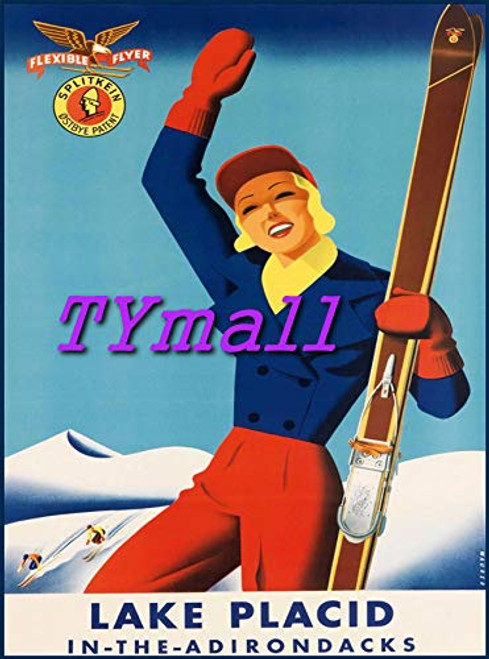TYmall Puzzles for Adults 500 Piece Lake Placid Adirondacks Ski New York United States Travel Advertisement Landscape Holiday Jigsaw Puzzles TYmall Puzzles for Adults 500 Piece Lake Placid Adirondacks Ski New York United States Travel Advertisement Landscape Holiday Jigsaw Puzzles