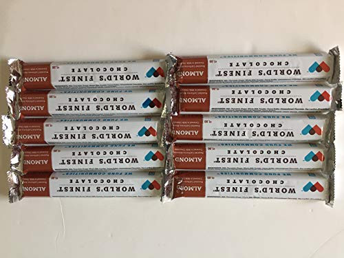 FRESH and NEW - 10 Bars - World s Finest Chocolate -Milk Chocolate With Almonds