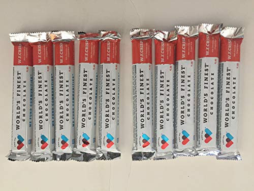 FRESH and NEW - 10 Bars - World s Finest Chocolate -Milk Chocolate With Crisp