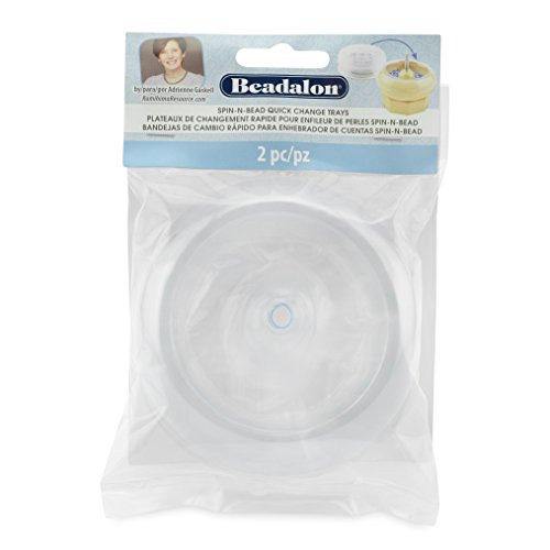 Beadalon Spin-N-Bead QK-Chng Trays 2PC Quick N