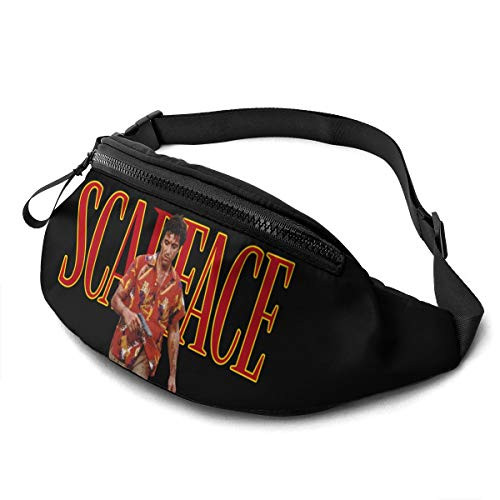 Liuqidong Scarface Waist Pack Bag Fanny Pack for Men and Women Hip Bum Bag with Adjustable Strap for Outdoors Workout Traveling Casual Running Hiking Cycling Liuqidong Scarface Waist Pack Bag Fanny Pack for Men and Women Hip Bum Bag with Adjustable Strap for Outdoors Workout Traveling Casual Running Hiking Cycling