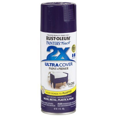 Rust-Oleum 249097 Painter's Touch Multi Purpose Spray Paint, 12-Ounce, Purple