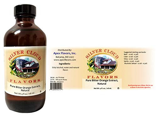 Pure Bitter Orange Extract  Natural - TTB Approved - 4 fl. ounce bottle