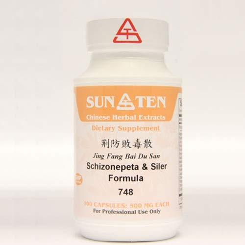 Sun Ten - Schizonepeta  and  Siler Formula Capsules Jing Fang Bai Du San ?????