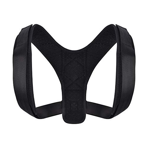 ANGOU Adjustable Back Posture Corrector Spine Back Shoulder Lumbar Brace Support Belt Posture Correction Prevents Slouching