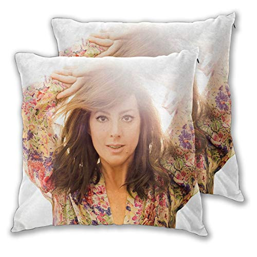 TSDYSP Sarah Mclachlan Throw Pillow Covers Square Pillowcase 2 Soft Decoration Square Pillowcase Art 3D Rendering Square Double Sided Printed Home Pillow Cases 22 inchx22 inch