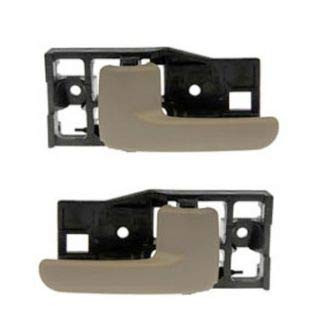 Fawn Rear Interior Inside Door Handle Pair Set for 00-06 Tundra Access Cab