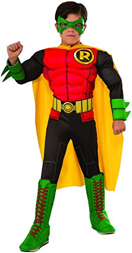 Rubies Child s DC Superheroes Robin Costume  Medium