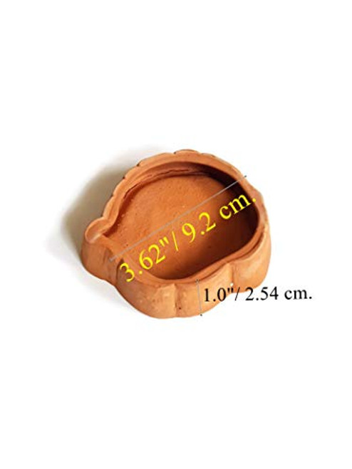 New Reptiles Crawler Chameleon Iguana Lizard Tortoise Snakes Turtles Pet Drinking Food Bowl Dish Amphibians Feeding Water Bowl