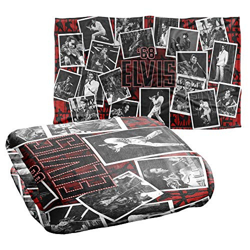 Elvis Presley Comeback to 68 Silky Touch Super Soft Throw Blanket 36 inch x 58 inch