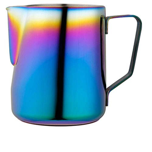 New Milk Jug Frothing Pitcher Stainless Steel Milk Frothing Jug Espresso Coffee Pitcher Barista Craft Coffee Latte Pitcher 350ml