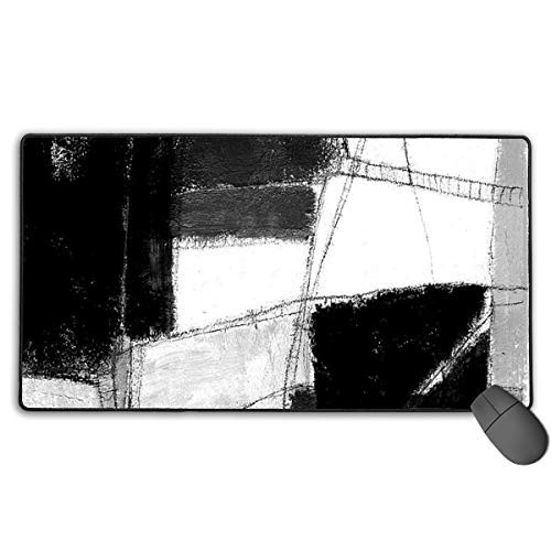 Mouse Pad Standard Mouse Pad Gaming Mouse Pad Office Mouse Pad Black and White Keyboard Block