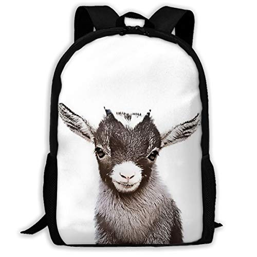 SARA NELL School Backpack Cute Baby Brown Goat Bookbag Casual Travel Bag For Teen Boys Girls SARA NELL School Backpack Cute Baby Brown Goat Bookbag Casual Travel Bag For Teen Boys Girls
