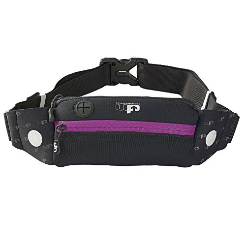 Ultimate Performance Titan Runners Waist Pack-Black Purple  One Size 65-105 cm