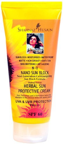 Shahnaz Husain Nano Sun Block Sun Protective Cream Spf 60  100G by Shahnaz Husain