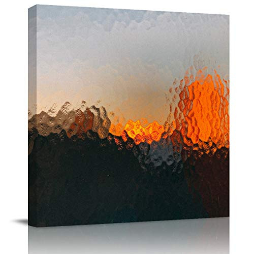 Abstract Canvas Wall Art Painting Framed Canvas Pictures Abstract Sunset Prints Contemporary Canvas Artworks Ready to Hang for Home Decoration Kitchen Office Wall Decor 12x12in Abstract Canvas Wall Art Painting Framed Canvas Pictures Abstract Sunset Prints Contemporary Canvas Artworks Ready to Hang for Home Decoration Kitchen Office Wall Decor 12x12in