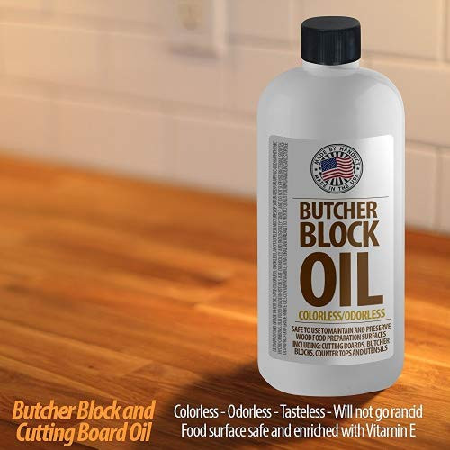 2-PACK  2oz Food Grade Mineral Oil for Cutting Boards  Countertops and Butcher Blocks  Butcher Block Oil