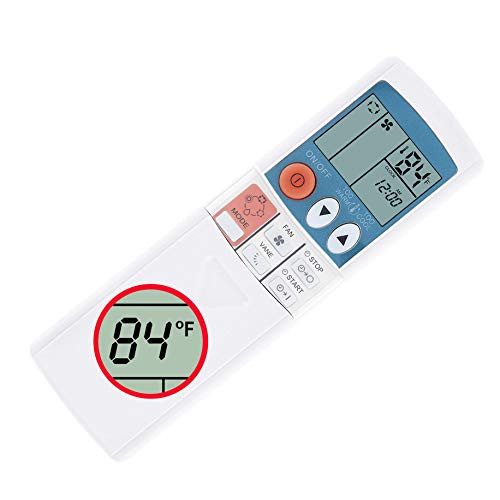 CHOUBENBEN New Air Conditioner Remote Control Suitbale for Mitsubishi Air Conditioning Controller Mhn502a064 Mhn502a060 Display in Fahrenheit