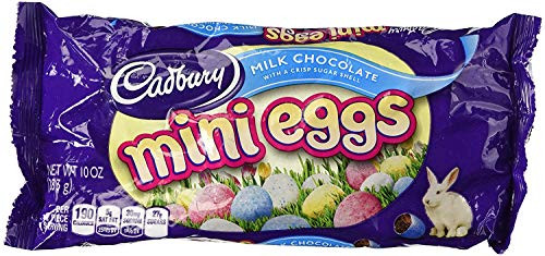 Cadbury Easter Candy Coated Mini Eggs Milk Chocolate 10 Ounce - PACK OF 4 Cadbury Easter Candy Coated Mini Eggs Milk Chocolate 10 Ounce - PACK OF 4
