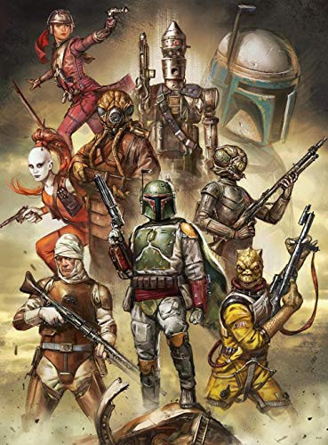 ZZMMUW Star Wars Fine Art Collection - Scum and Villainy - 1000 Piece Jigsaw Puzzle