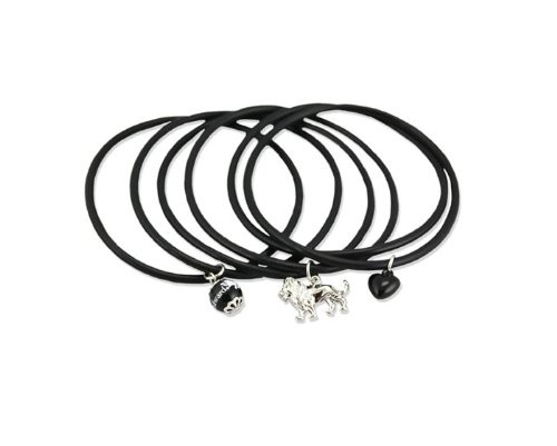 Twilight New Moon  inchEdward Lion inch Jelly Bangle Bracelet with Charms
