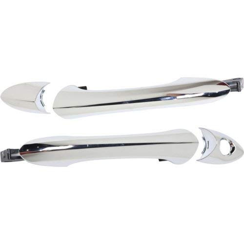 Exterior Door Handles Set of 2 Front Left and Right Side Plastic Chrome for Hyundai Sonata Exterior Door Handles Set of 2 Front Left and Right Side Plastic Chrome for Hyundai Sonata