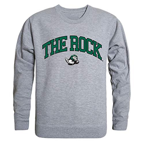 SRU Slippery Rock University Campus Crewneck Pullover Sweatshirt Sweater Heather Grey Medium