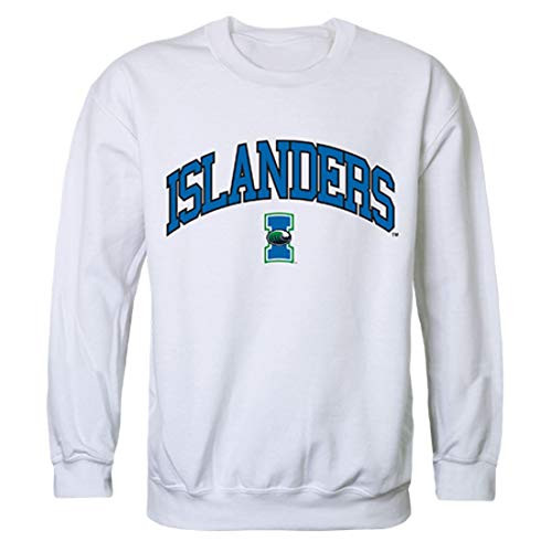 W Republic TAMUCC Texas A and M University Corpus Christi Campus Crewneck Pullover Sweatshirt Sweater White Medium
