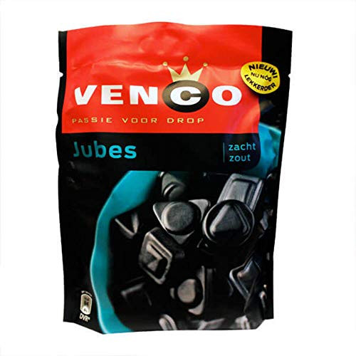 Salty Licorice   Venco   Jubes Soft Salt   Total Weight 8.82 ounce