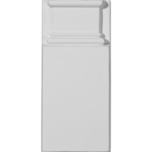 Ekena Millwork PB04X09X01JE 4 1/8-Inch W x 9-Inch H x 1 1/8-Inch P Jefferson Plinth Block