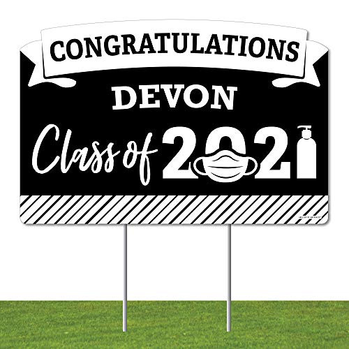Big Dot of Happiness Personalized Senior Strong - Class of 2021 Graduation Party Yard Sign Lawn Decorations - Congratulations Custom Name Party Yardy Sign Big Dot of Happiness Personalized Senior Strong - Class of 2021 Graduation Party Yard Sign Lawn Decorations - Congratulations Custom Name Party Yardy Sign