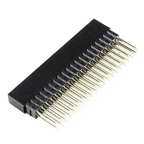2x20-pin Extra Tall Female Stacking Header 0.1" for Raspberry Pi A+ Pi Model B+ Pi 2 Pi 3 (pack of 2)