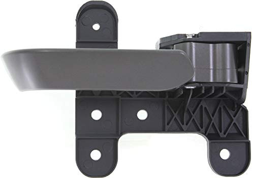 Interior Door Handle compatible with Nissan Armada TITAN 04-14 Front OR Rear RH Inside Painted Dark Gray Plastic