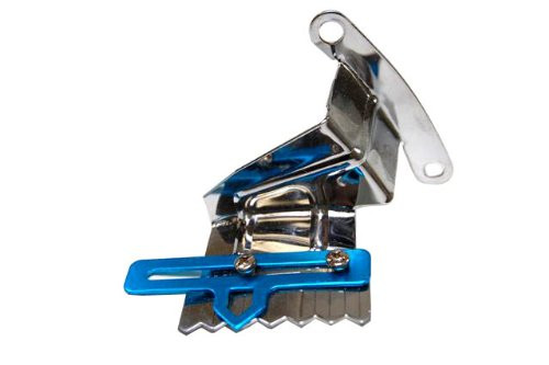 Racer Performance Chevy Small Block 283-305-327-350-400 Timing Tab w Adjustable Pointer - Chrome