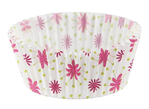 Dr.Oetker Paper-Baking Form Motive Flowers Set of 50 Ø5 cm in White  Fabric  5 x 5 x 2 cm