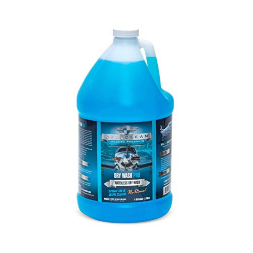Dry Wash Pro- Dry Wash Aircraft- Waterless Wash by RealCean- 1 Gallon