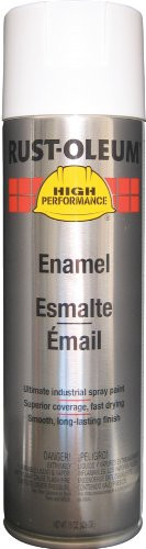 Rust-Oleum High Performance V2100 Rust Preventive Enamel Aerosol  Gloss White 20 oz. Can - Lot of 6