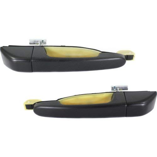 Exterior Door Handles for Set of 2 Rear Left and Right Side - Side Sliding Door Plastic Primed