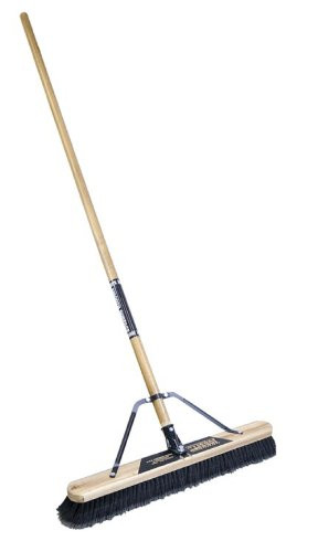 Push Broom  60 inch Handle L  24 inch Broom W