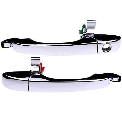 ECCPP Chrome Door Handles Exterior Outside Outer Front Driver Passenger Side for 2005-2010 for Chrysler 300 2005-2008 for Dodge Magnum Pack of 2